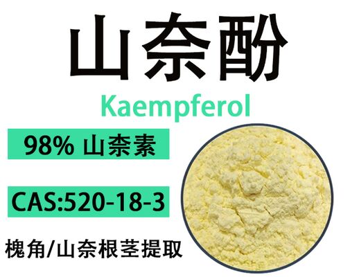 Хорошая цена. Противоокислительн и антивозрастной порошок КАС 520-18-3 98% Кемпферол формулировок желтый кристаллический онлайн